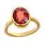 Ceylon Gems Premium Gomed Hessonite 3.9cts or 4.25ratti stone Elegant Panchdhatu Ring