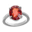 Ceylon Gems Premium Gomed Hessonite 3cts or 3.25ratti stone Prongs Silver Ring