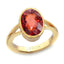 Ceylon Gems Premium Gomed Hessonite 3cts or 3.25ratti stone Zoya Panchdhatu Ring