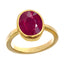 Ceylon Gems Ruby Premium Manik 3.9cts or 4.25ratti stone Elegant Panchdhatu Ring