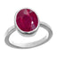 Ceylon Gems Ruby Premium Manik 3.9cts or 4.25ratti stone Elegant Silver Ring