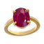 Ceylon Gems Ruby Premium Manik 3.9cts or 4.25ratti stone Prongs Panchdhatu Ring