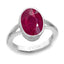 Ceylon Gems Ruby Premium Manik 3.9cts or 4.25ratti stone Zoya Silver Ring