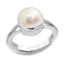 Ceylon Gems South Sea Pearl Moti 3cts or 3.25ratti stone Zoya Silver Ring