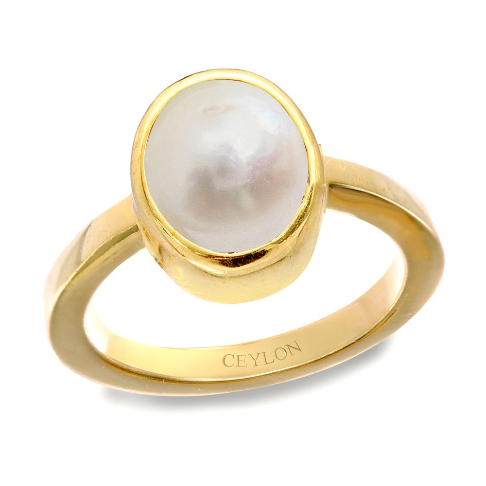 Buy-Ceylon-Gems-South-Sea-Pearl-Moti-4.8cts-Elegant-Panchdhatu-Ring