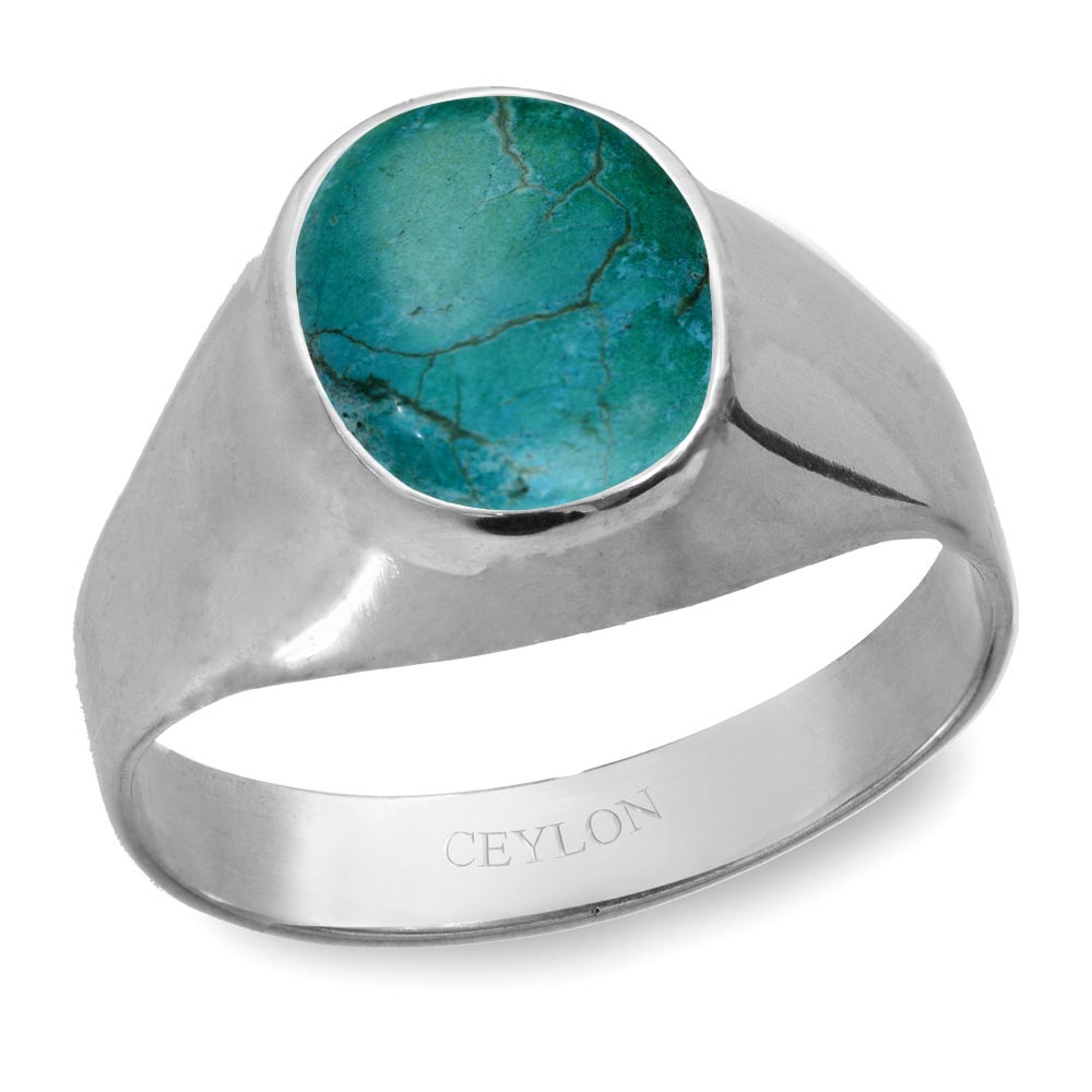 Buy Blue Copper Turquoise Ring, Hexagon Shape Turquoise Ring, Sterling  Silver Ring, Handmade Ring, Gift for Her, December Jewelry, Winter's Ring  Online in India - Etsy