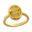 Ceylon Gems Yellow Sapphire Pukhraj 3.9cts or 4.25ratti stone Elegant Panchdhatu Ring