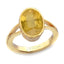 Ceylon Gems Yellow Sapphire Pukhraj 3.9cts or 4.25ratti stone Zoya Panchdhatu Ring