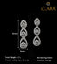 Clara 925 Sterling Silver Classic Dangler Earrings