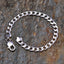 CLARA Anti-Tarnish 92.5 Sterling Silver Curb Bracelet 8 inches Gift for Men & Boys