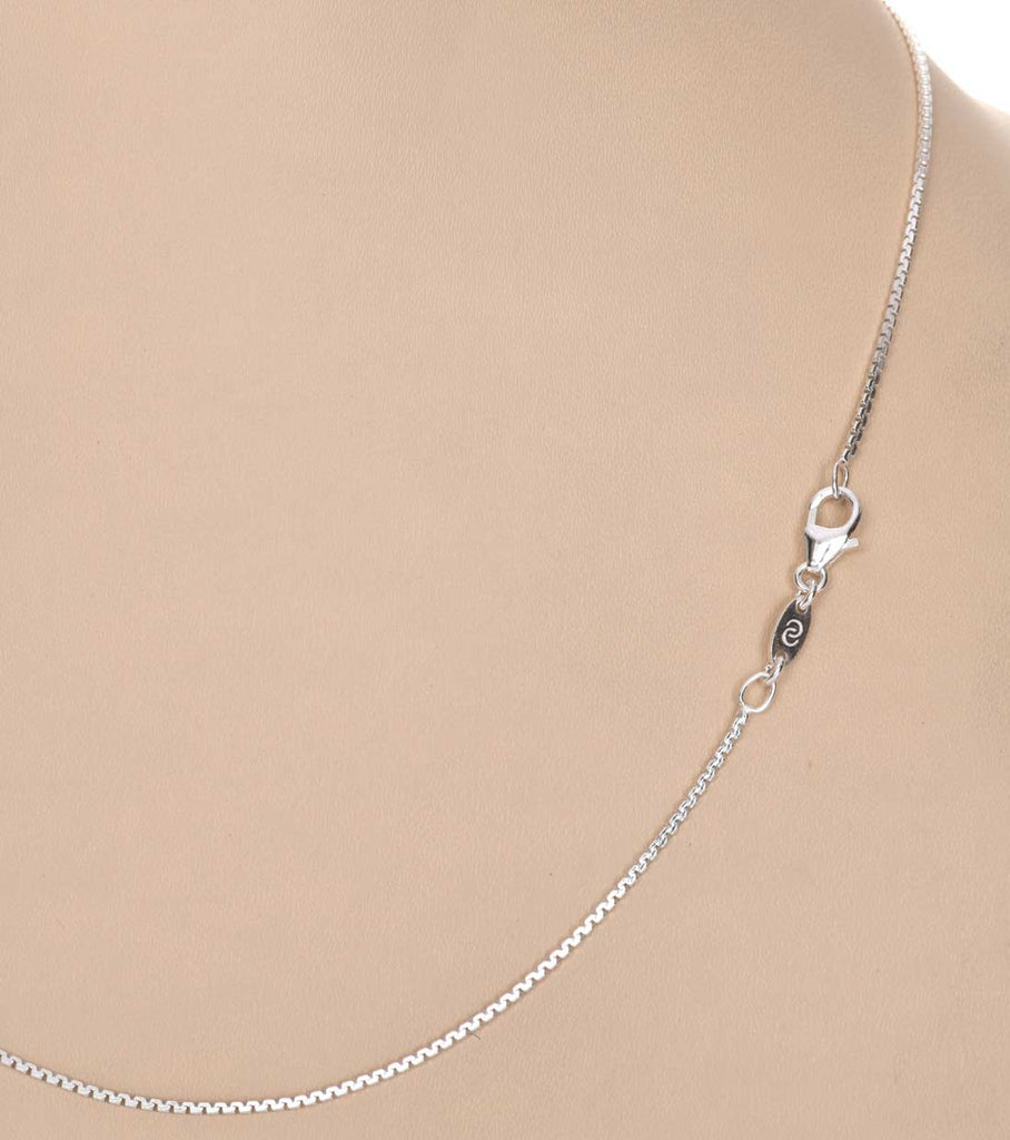 Silver Box Chain Necklace – SergeDeNimes US
