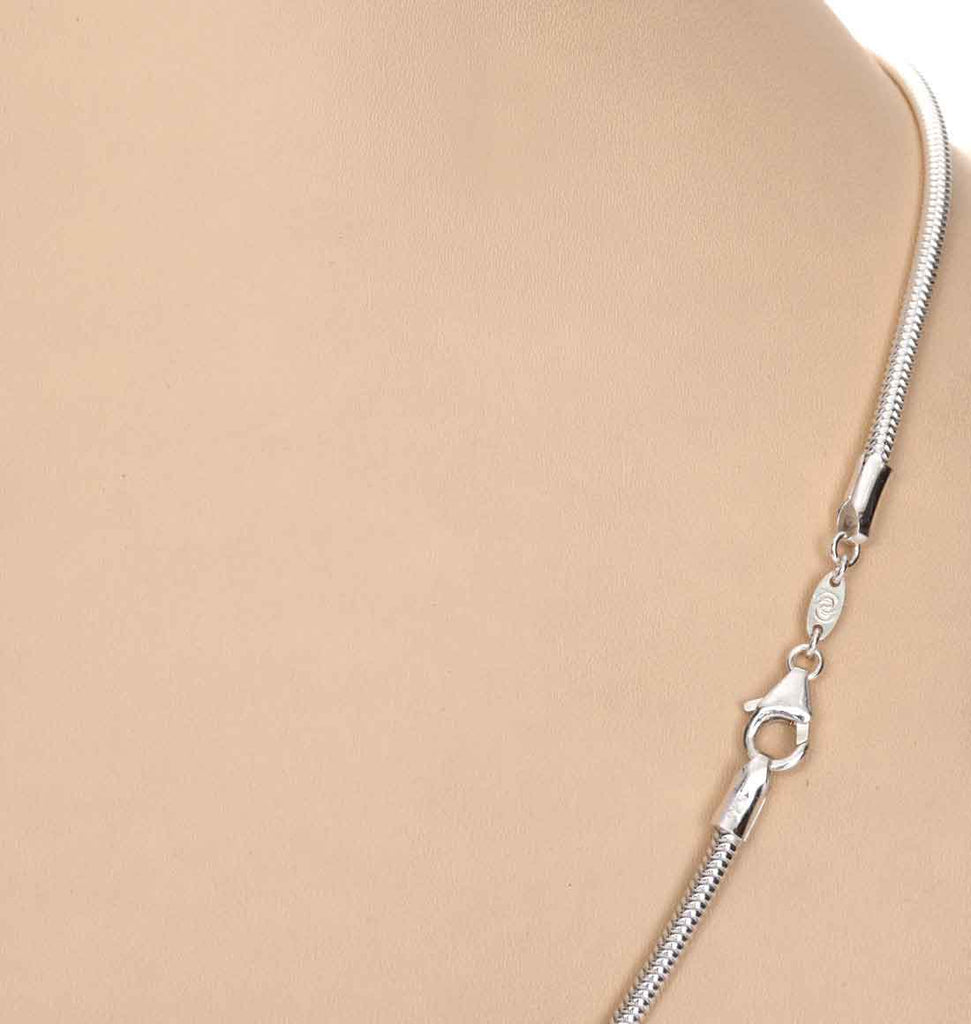jsaj 1MM SHINY SNAKE CHAIN 28 INCHES 999 Silver Plated Sterling Silver Chain  Price in India - Buy jsaj 1MM SHINY SNAKE CHAIN 28 INCHES 999 Silver Plated Sterling  Silver Chain Online