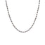 Clara Anti-Tarnish 92.5 Sterling Silver Oval Ball Chain Necklace in 20 24 28 inches for Men & Boys