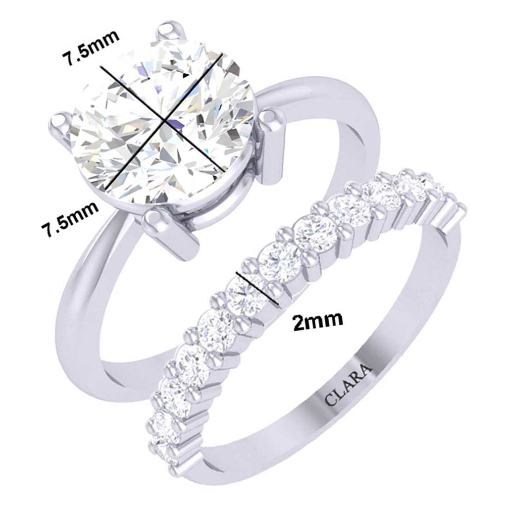 Scintillating Lab Diamond Ring | Fiona Diamonds