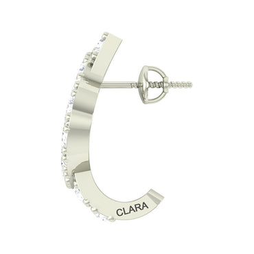 Silver Hoop Belle Earring