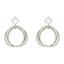 Clara 925 Sterling Silver and Cubic Zirconia Dangle & Drop Mavis Earring