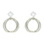 Clara 925 Sterling Silver and Cubic Zirconia Dangle & Drop Mavis Earring With Screw Back for Women & Girls