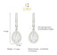 Clara 925 Sterling Silver and Cubic Zirconia Dangle & Drop Adele