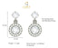 Clara 925 Sterling Silver and Cubic Zirconia Dangle & Drop Maude Earring With Screw Back for Women & Girls