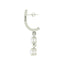 Clara 925 Sterling Silver and Cubic Zirconia Dangle & Drop Remi Earring