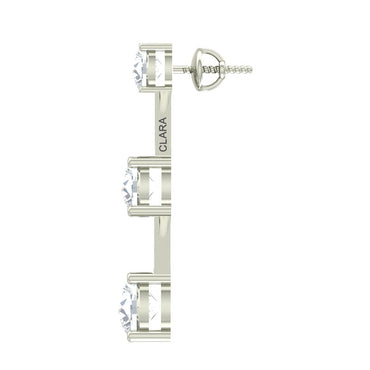 Silver Ember Earring