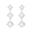 Clara 925 Sterling Silver and Cubic Zirconia Ember Earring With Screw Back for Women & Girls