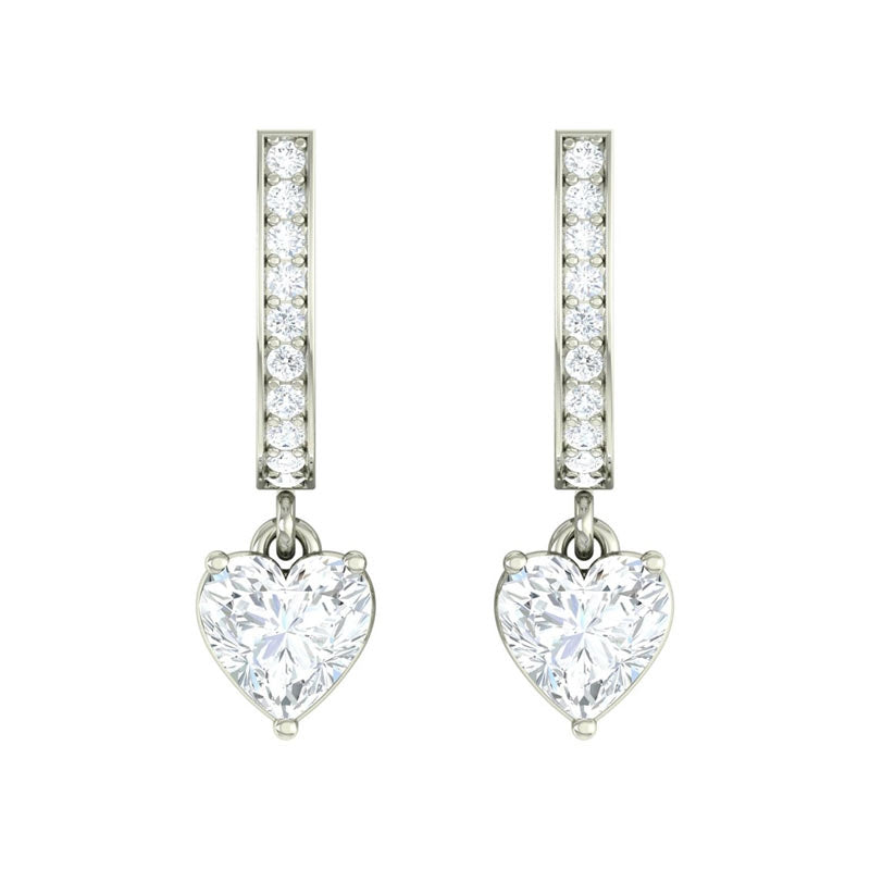 Clara 925 Sterling Silver and Cubic Zirconia Dangle & Drop Adelyn Earring