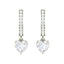 Clara 925 Sterling Silver and Cubic Zirconia Dangle & Drop Adelyn Earring With Screw Back for Women & Girls