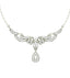 Clara Sterling Silver Rhodium Plated Maya Pendant with Chain