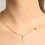 CLARA 925 Sterling Silver Minimal Charm Necklace Chain 