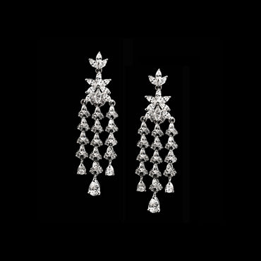 Silver Shiza Dangler Earrings