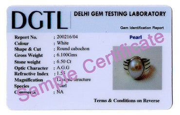 Ceylon Gems Blue Sapphire Neelam 6.5cts or 7.25ratti stone Elegant Silver Ring