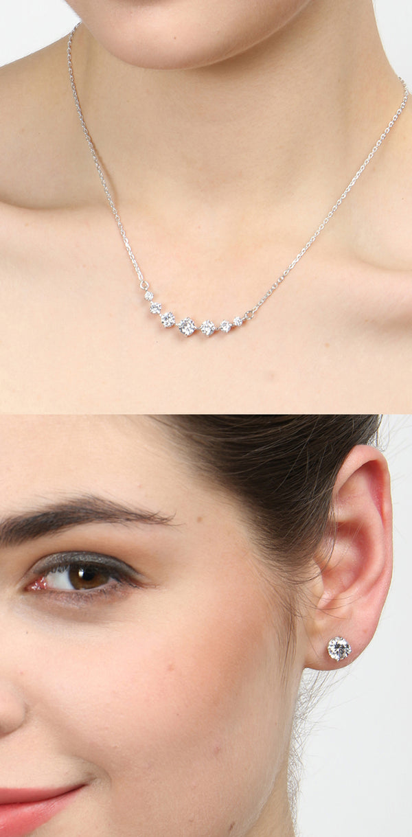 Buy Premium 925 Sterling Silver Pendant Earrings Sets Online – CLARA